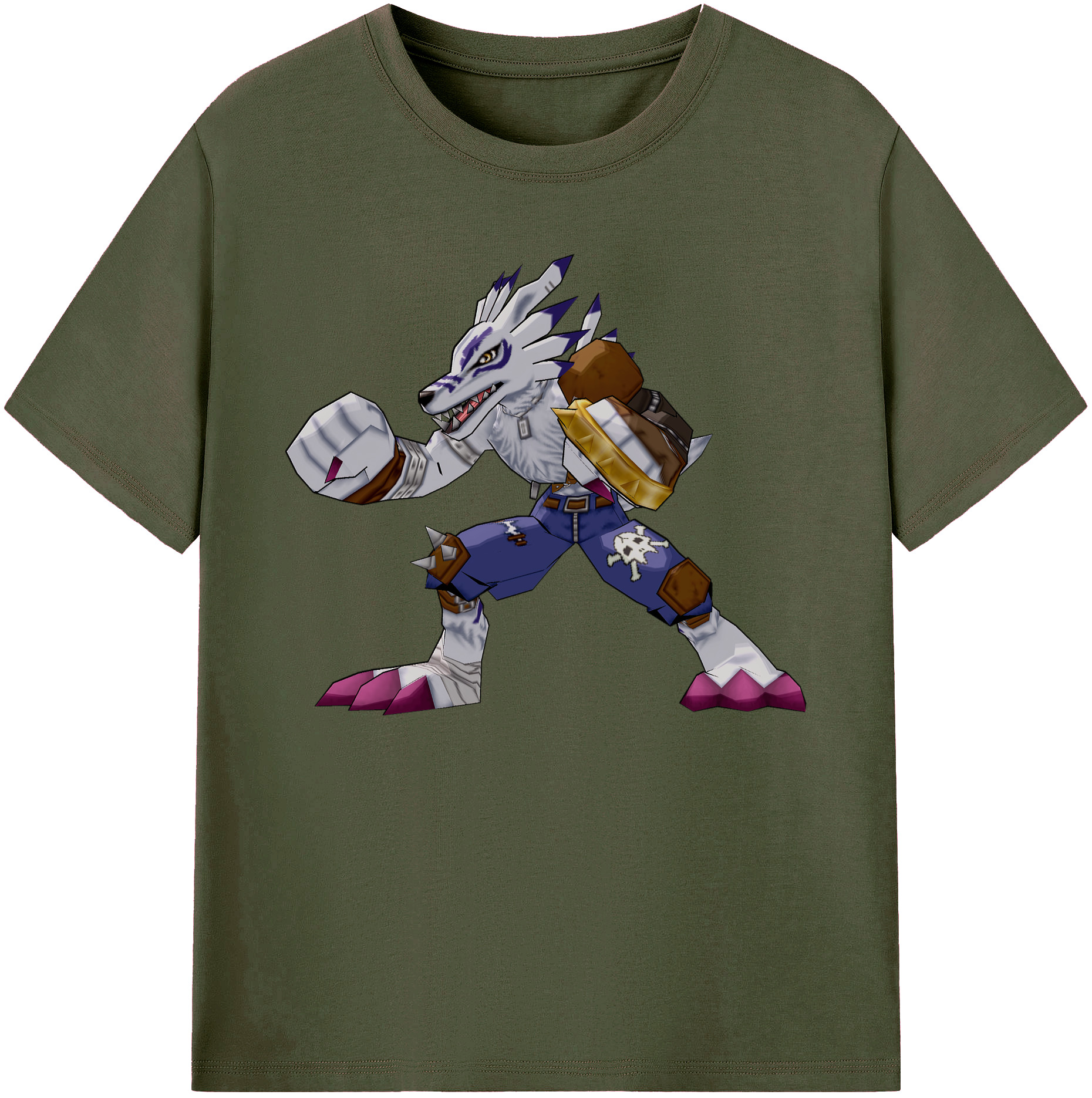 （画像用） Digimon デジタルモンスター/デジモン 綿100％ メンズ半袖Tシャツ｜肌触りやわらか＆通気性